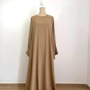 ENSEMBLE ABAYA MARRON1