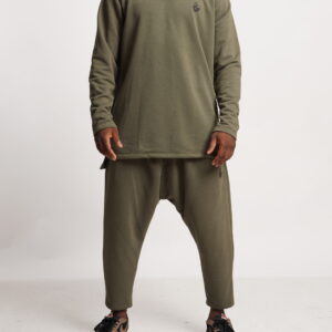 Ensemble jogging sarouel Everest- Vert army9